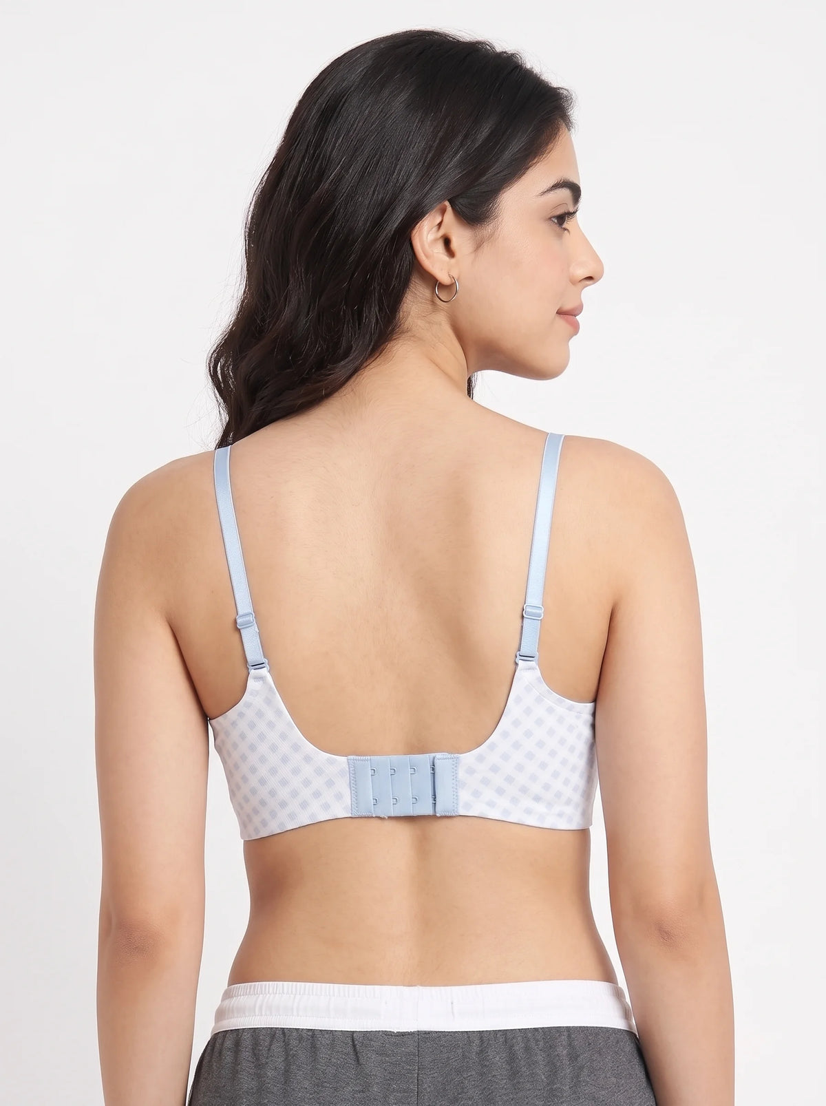 Seamless Padded Bra - Silque - Blue