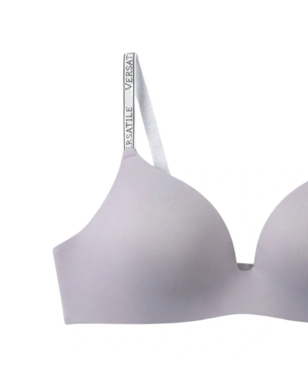 Seamless Padded Bra - Veluna - Grey