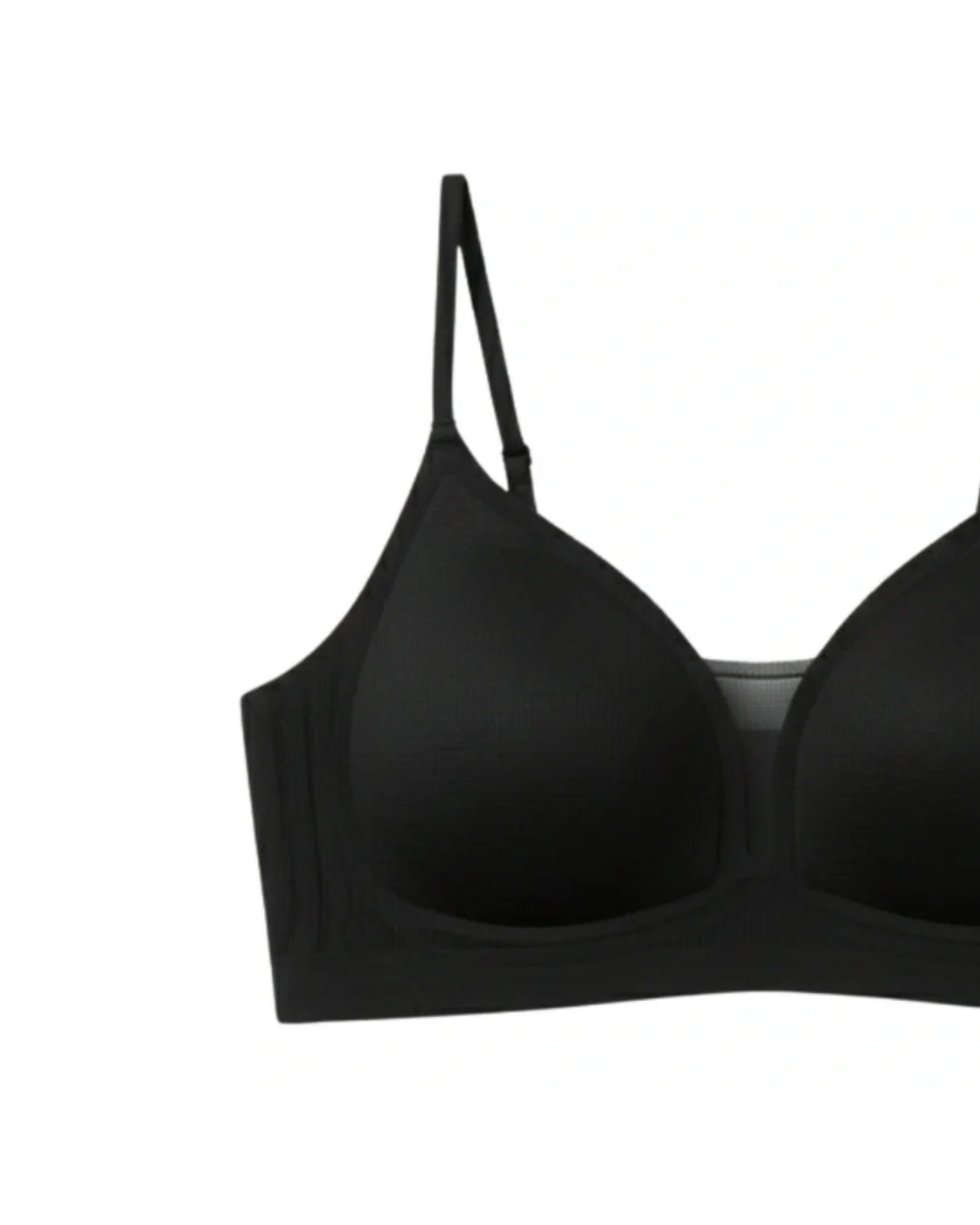 Seamless Padded Bra - Zenvy - Black