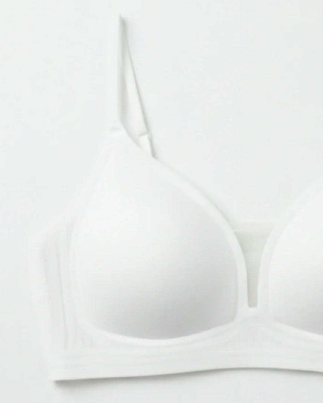 Seamless Padded Bra - Zenvy - White
