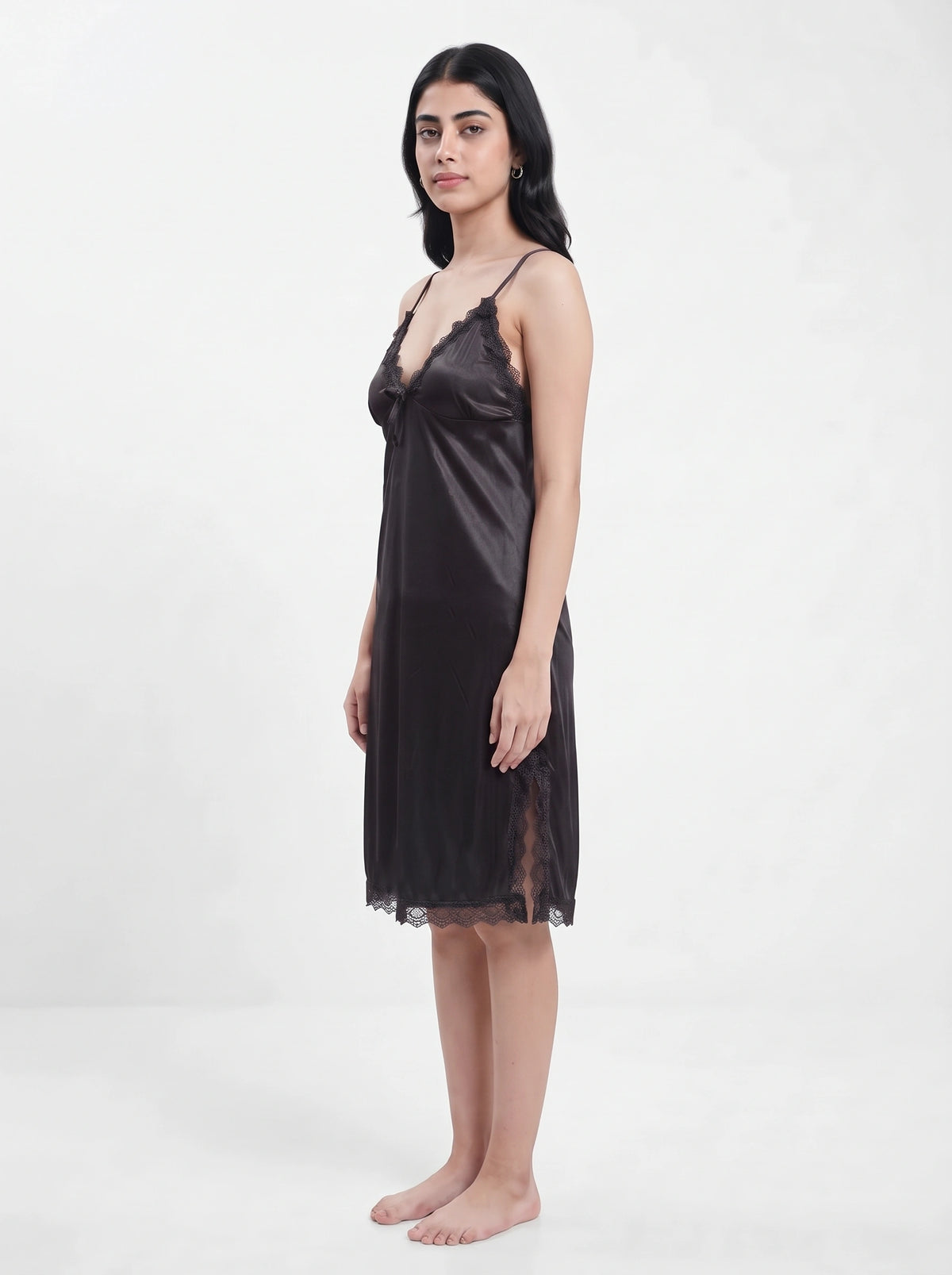 Gown Set - Sera Silk - Black
