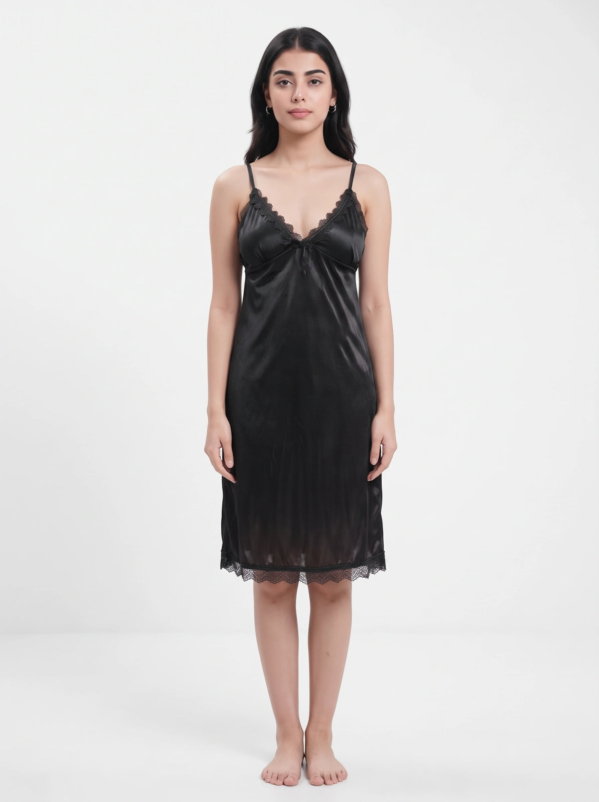 Gown Set - Sera Silk - Black