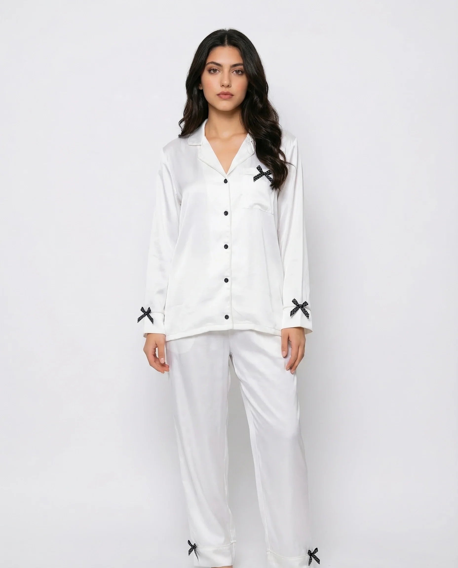 Silk PJ Set- Silky Coquette
