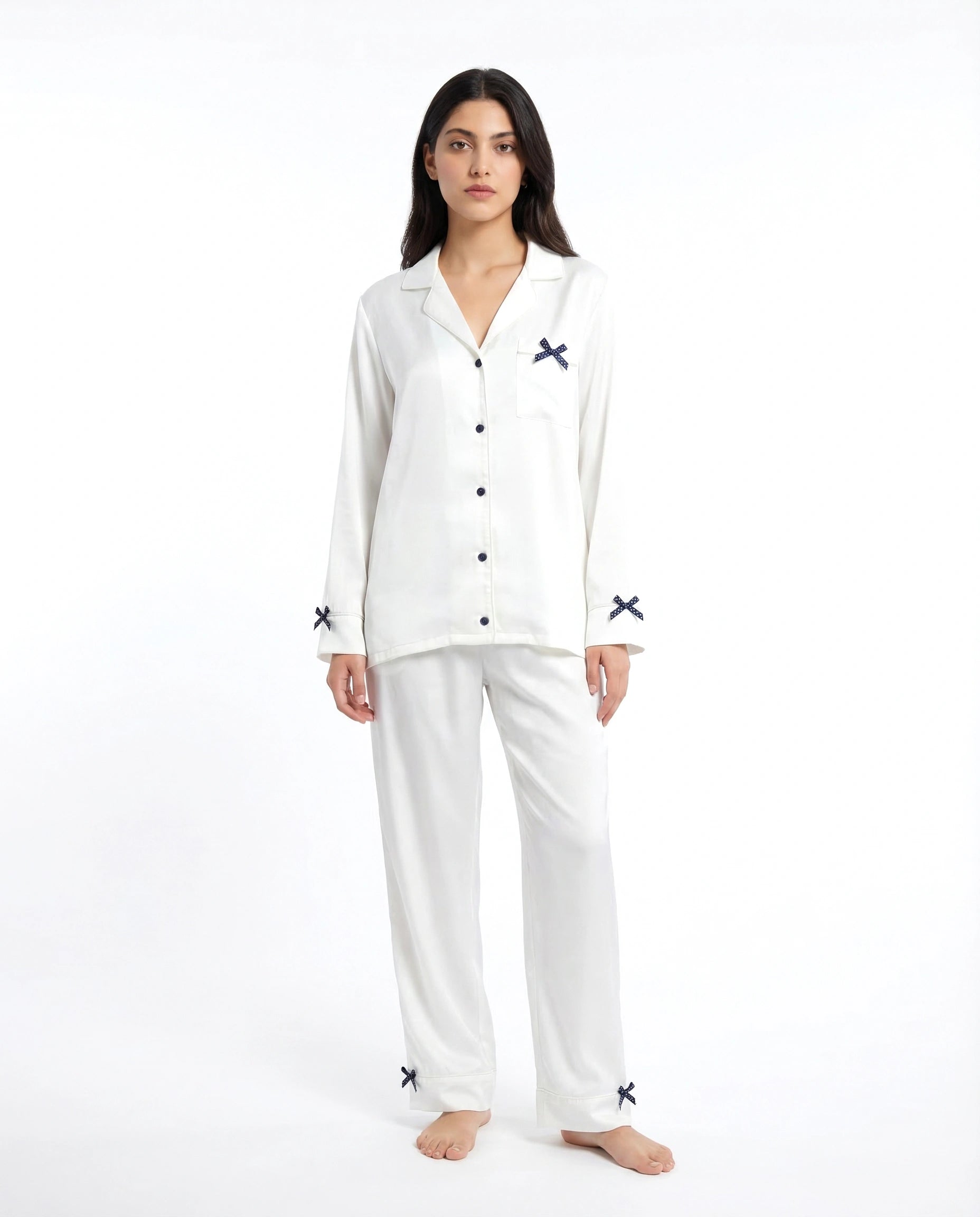 Silk PJ Set- Silky Coquette