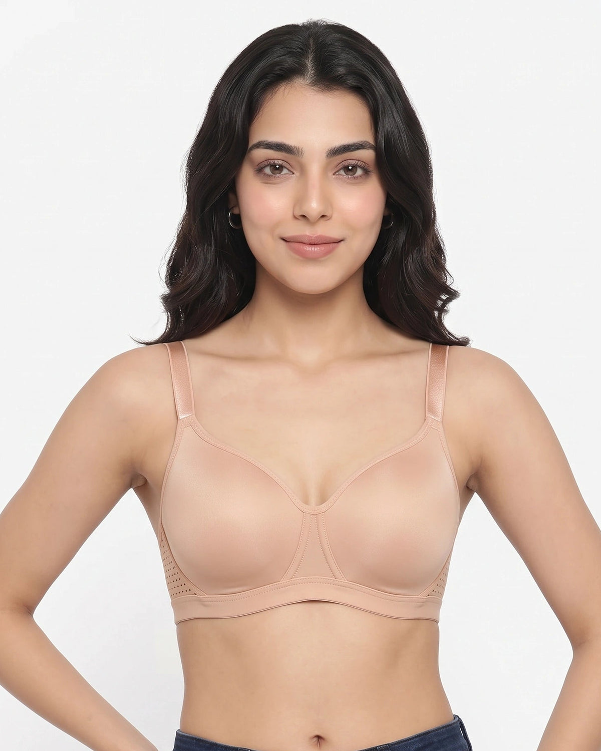 Light Padded T-Shirt Bra - kylie - Skin