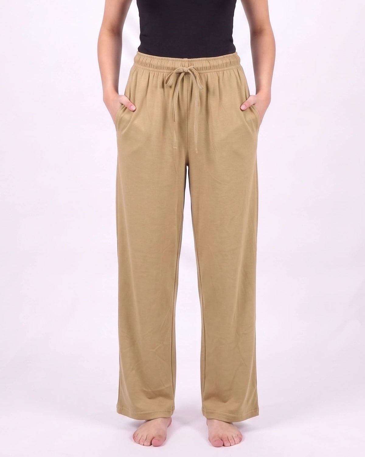 Pack of 2 Trousers - Comfy Sleep - Black & Skin