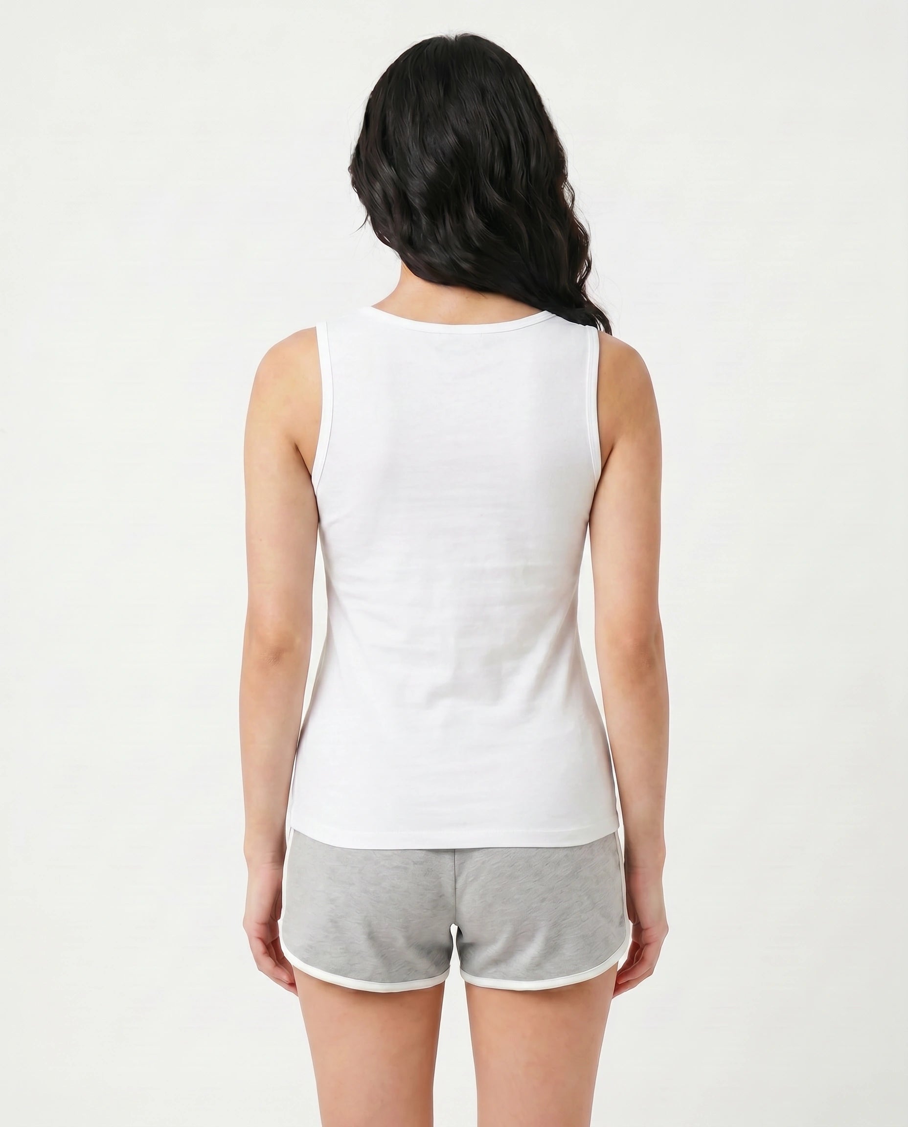 Soft Cotton Camisole - Florette - White