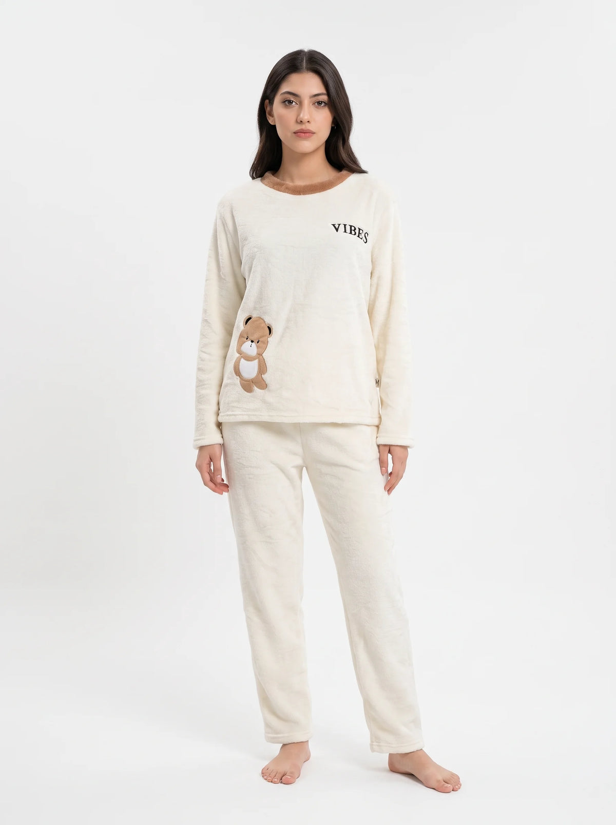 Fleece Pajama Suit - Soft Mood