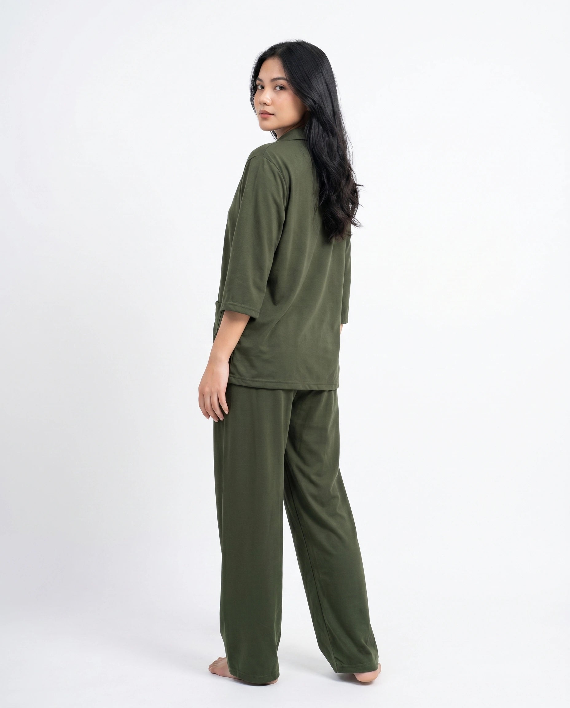 Summer Loungewear Set - Softco - Dark Green