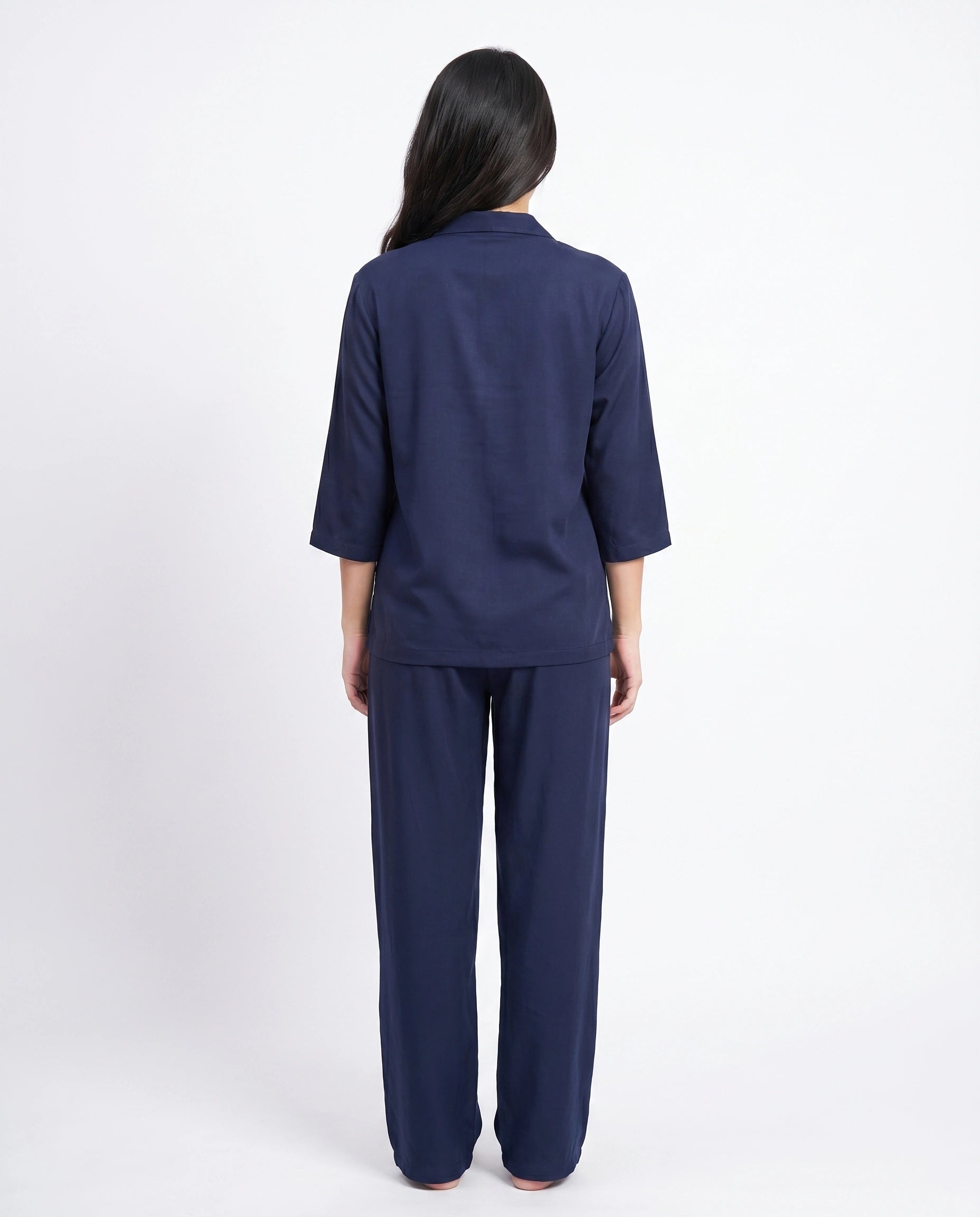 Summer Loungewear Set - Softco - Navy Blue