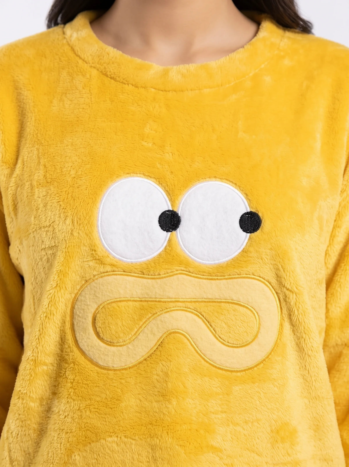 Fleece Pajama Suit - Sunny Face