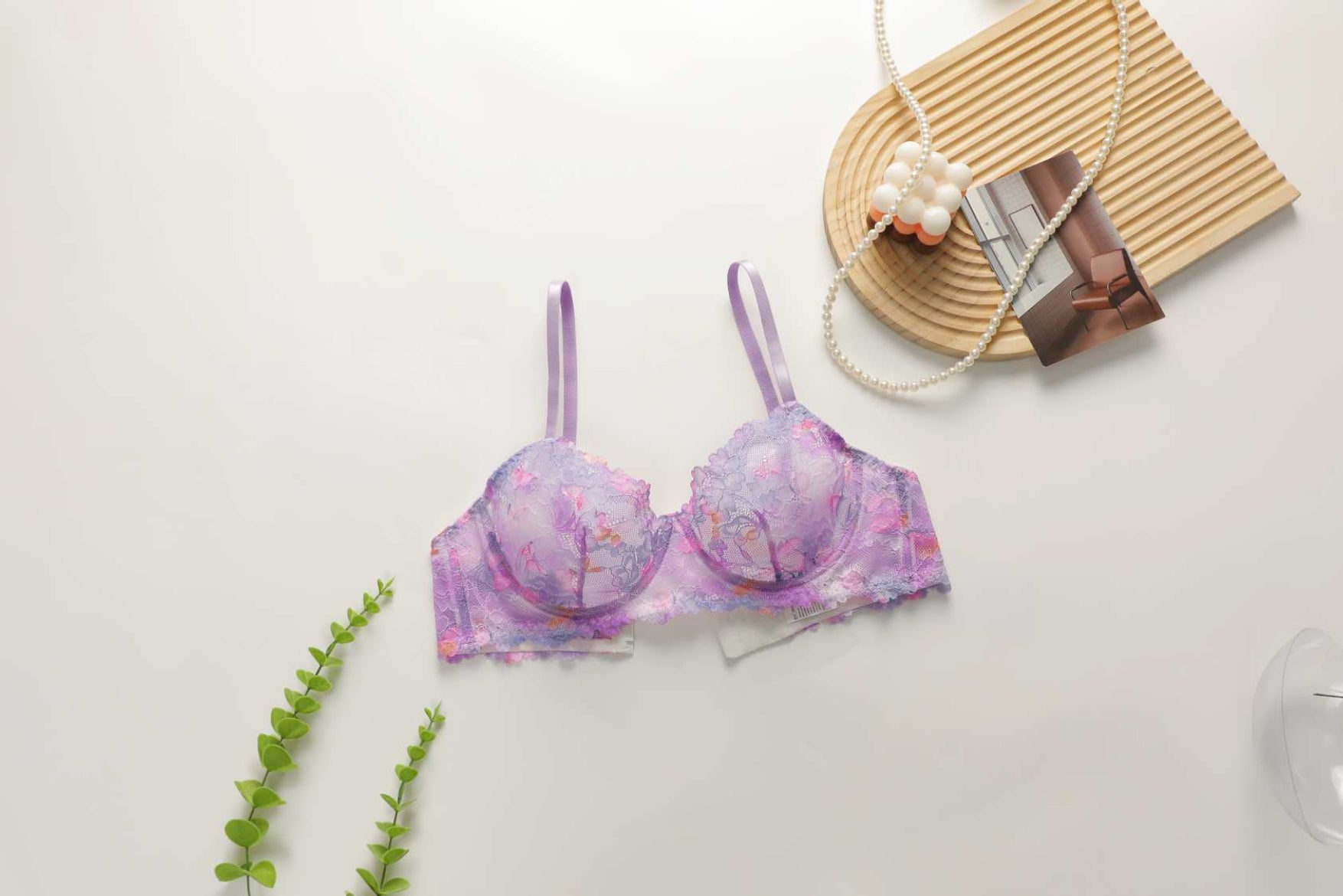 Non Padded Bra - Lace Gleam