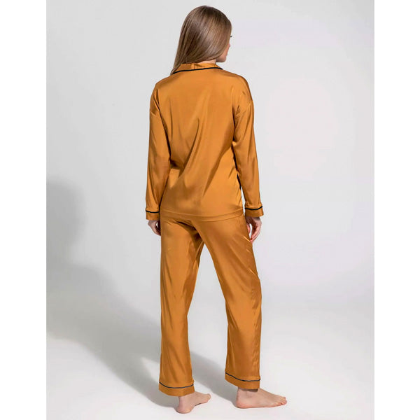 Galaxy Pajama Suit Camel Brown