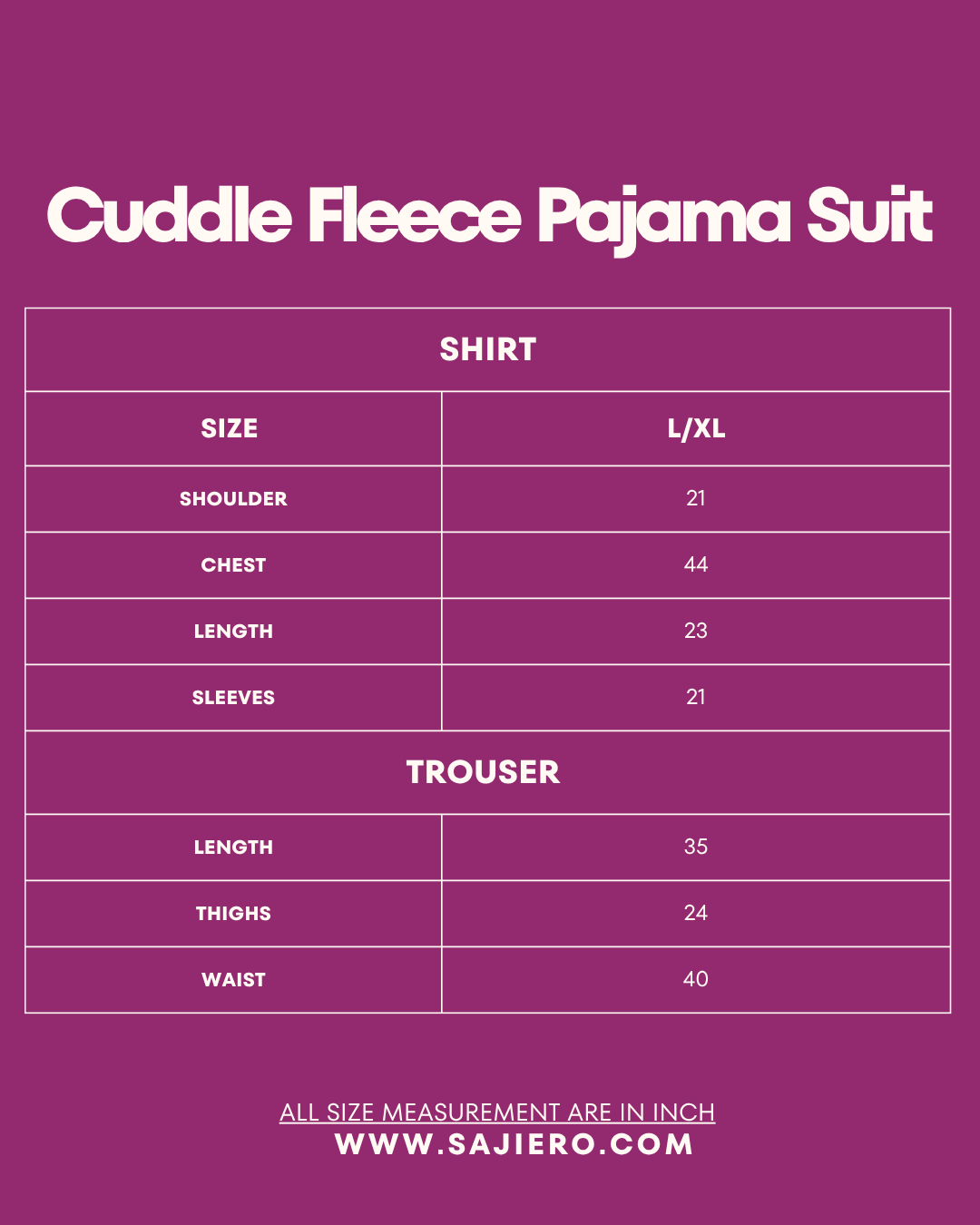 Cuddle Fleece Pajama Suit