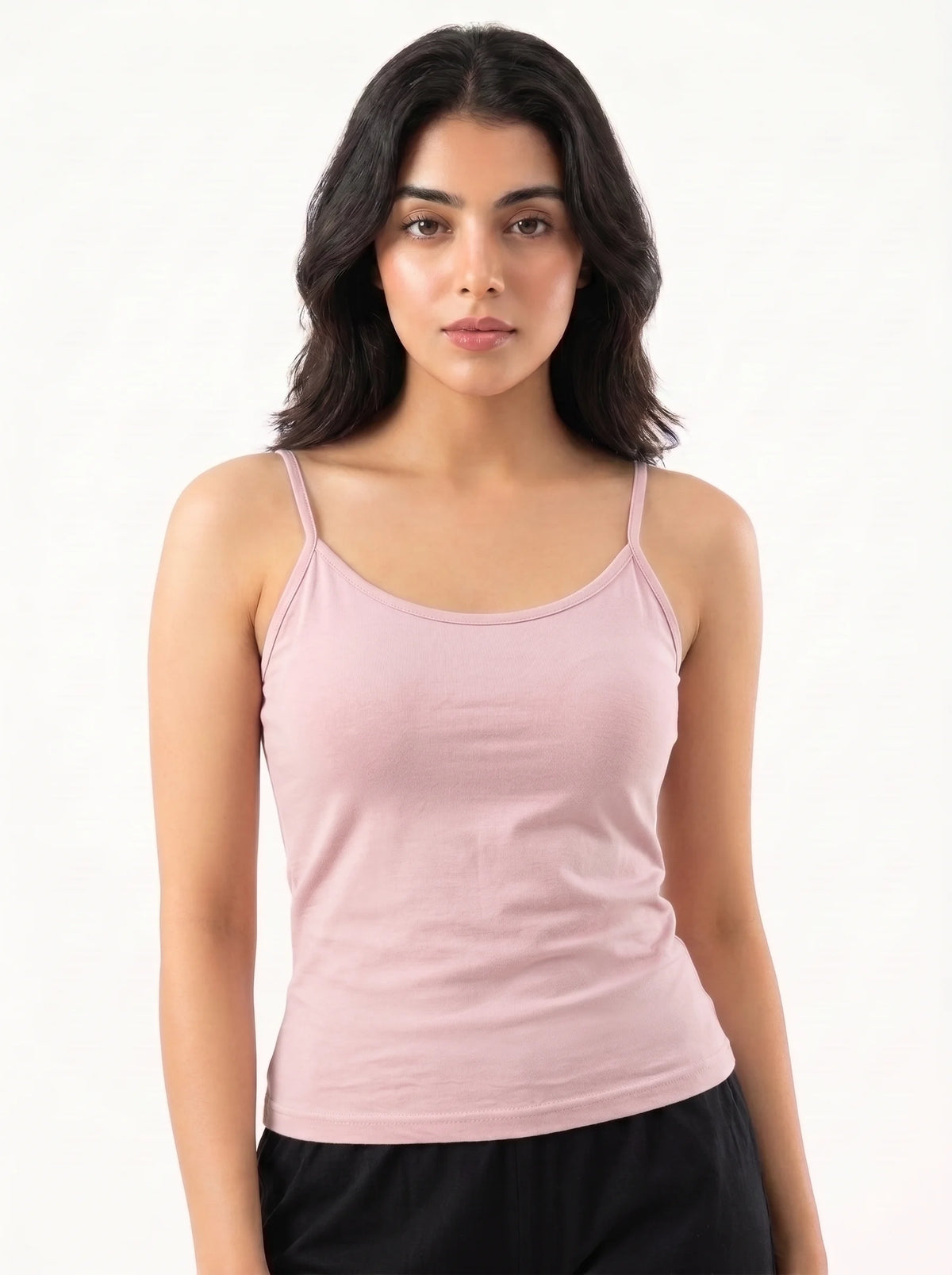 Soft Cotton Basic Camisole - Velina - Pink