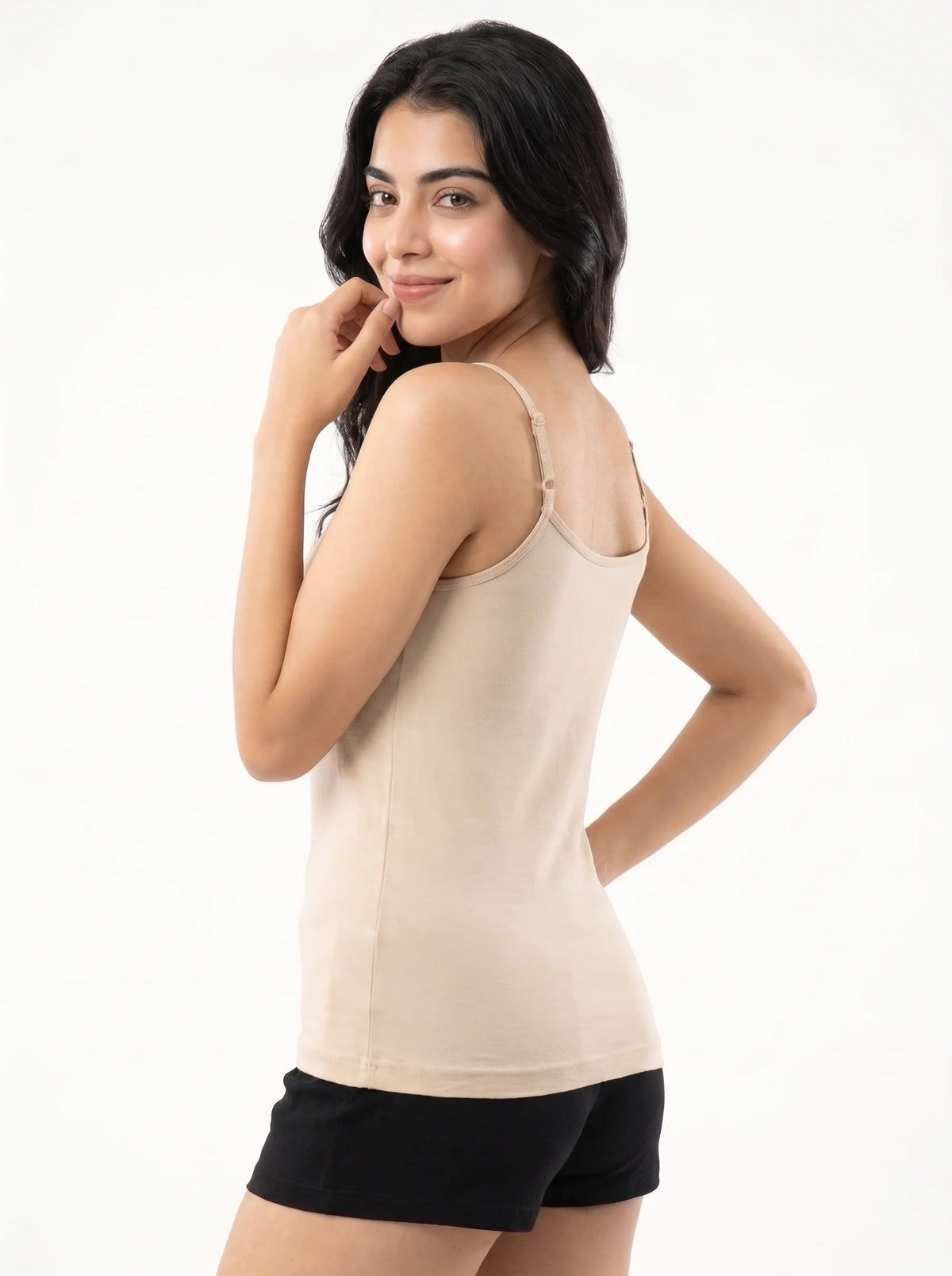 Soft Cotton Basic Camisole - Velina - Skin