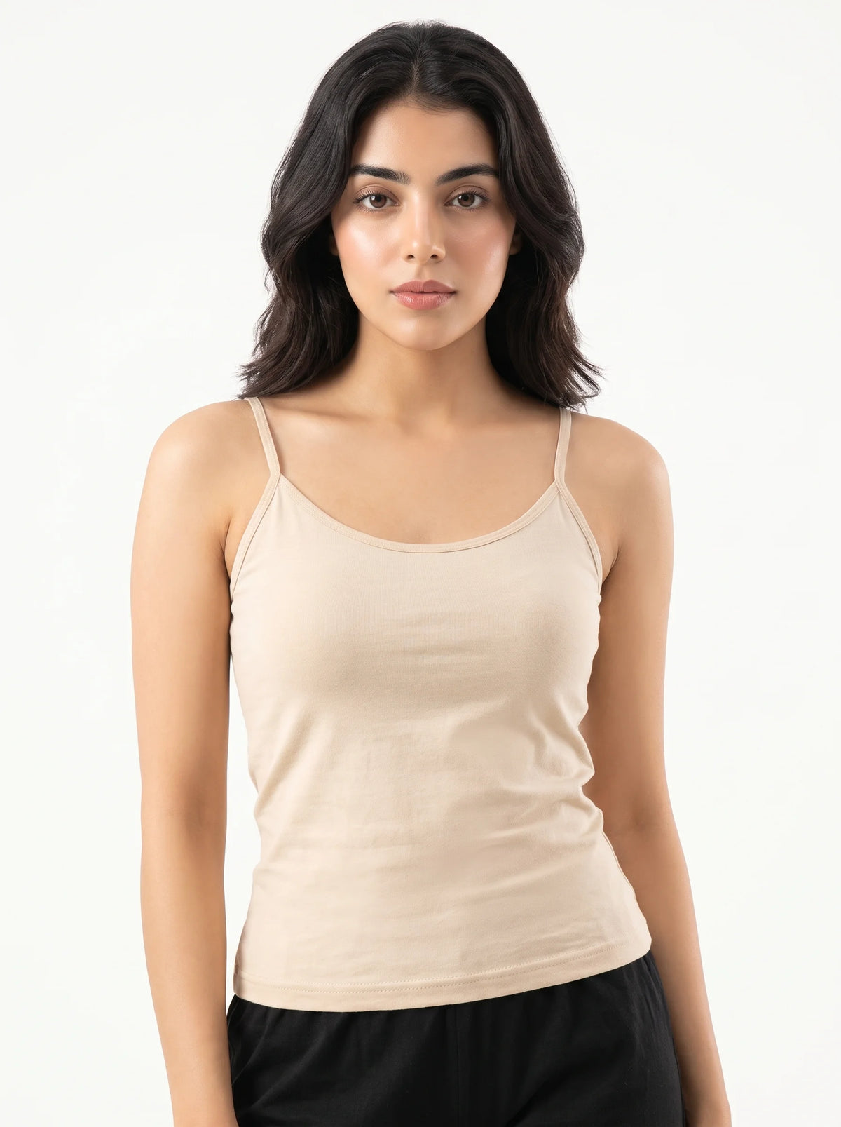 Soft Cotton Basic Camisole - Velina - Skin
