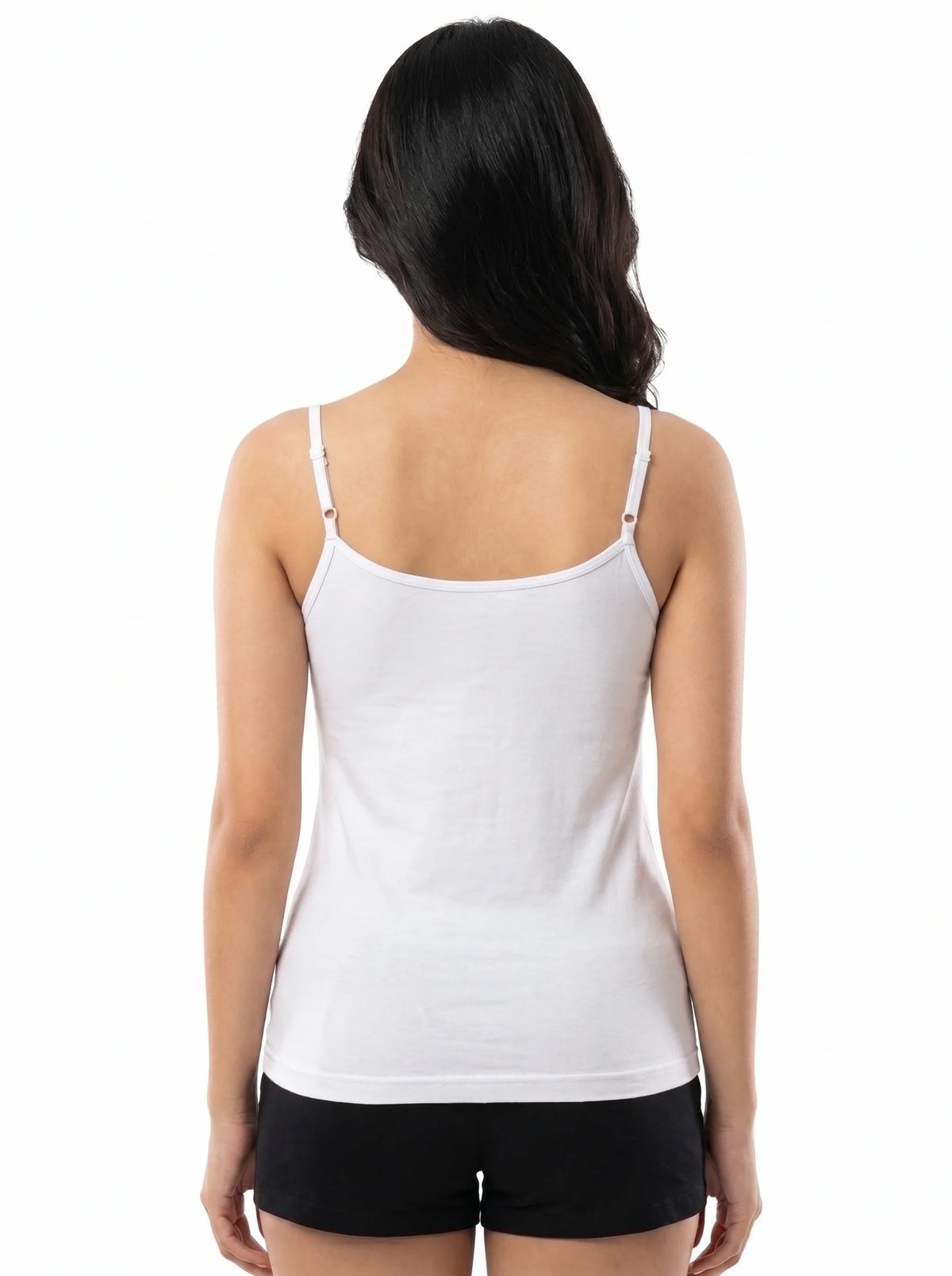 Soft Cotton Basic Camisole - Velina - White