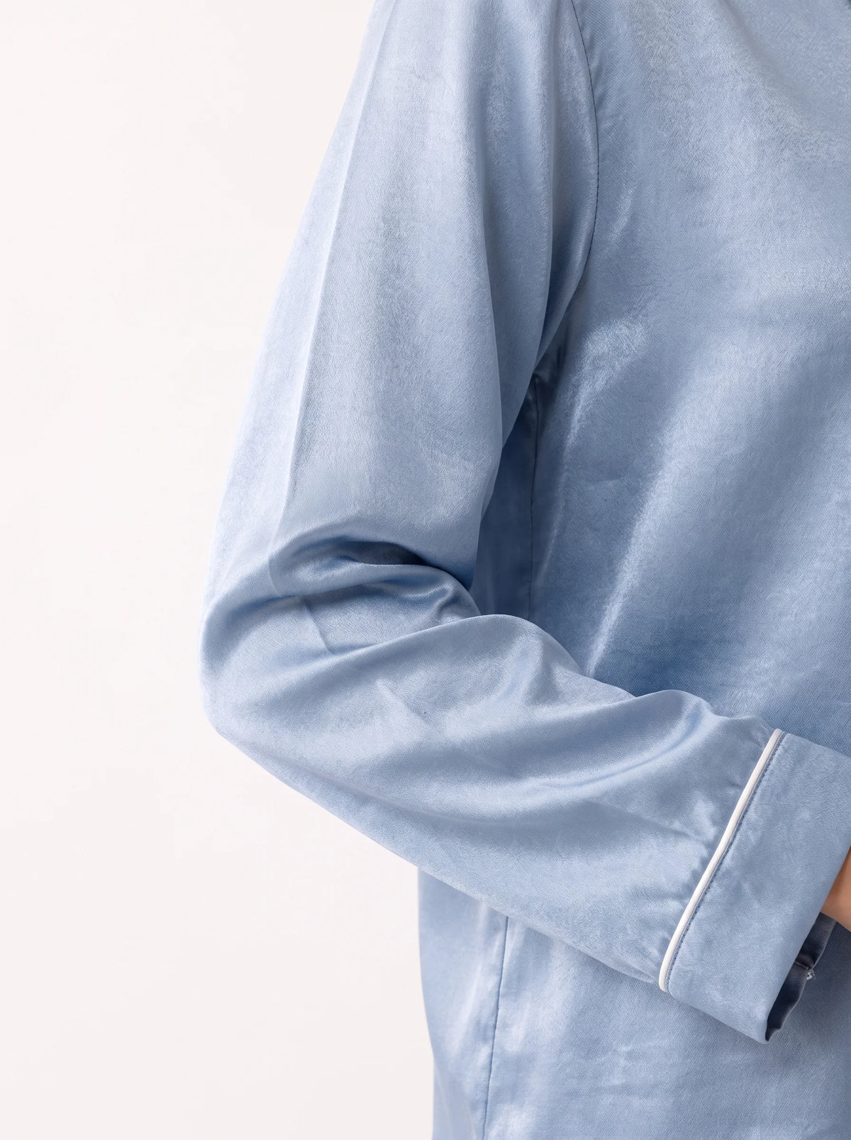 Velvet Silk PJ Set - Blue