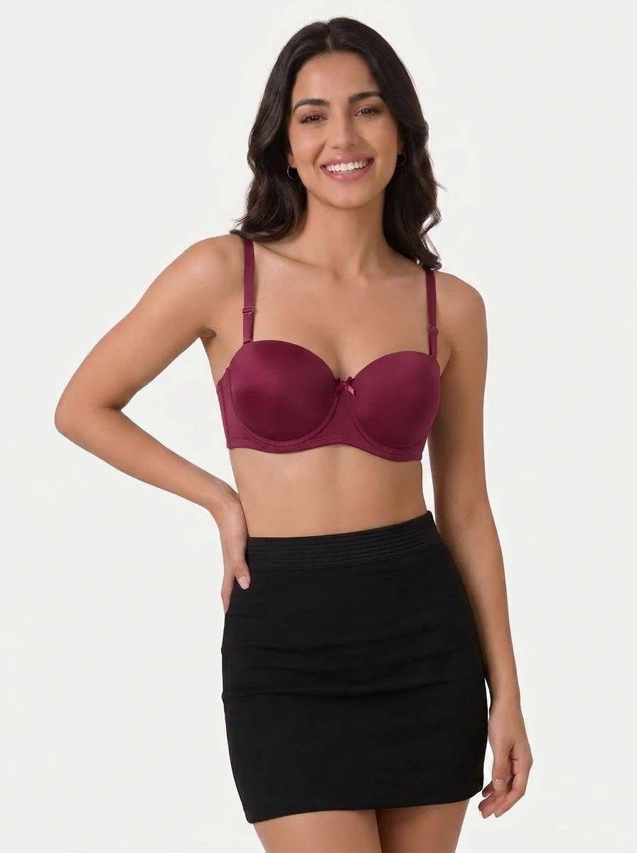Padded Bra - Vienna - Maroon