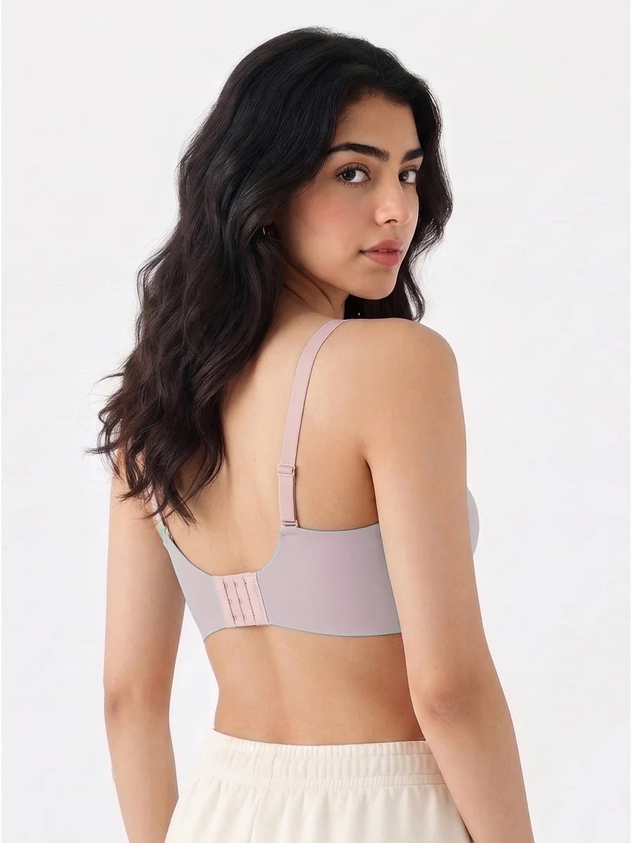 Seamless Padded Bra - Wave Luxe Blue