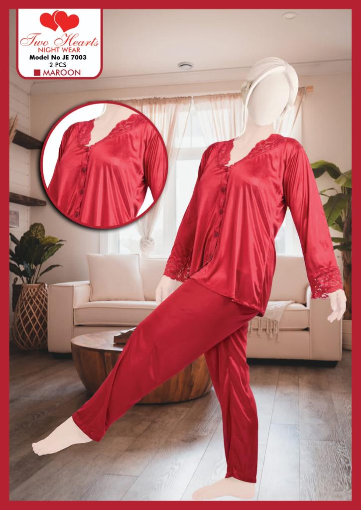 Aster 100% Silk Pajama Suit