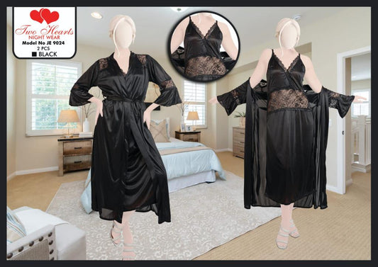 Foster 100% Silk Inner and Gown Set