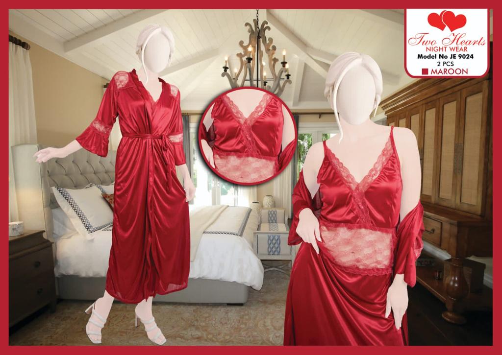 Foster 100% Silk Inner and Gown Set