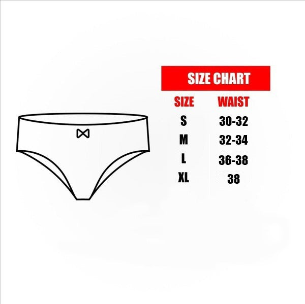 Size Chart for Boxer Style Padded Butt Lifter Hip Enhancer 039