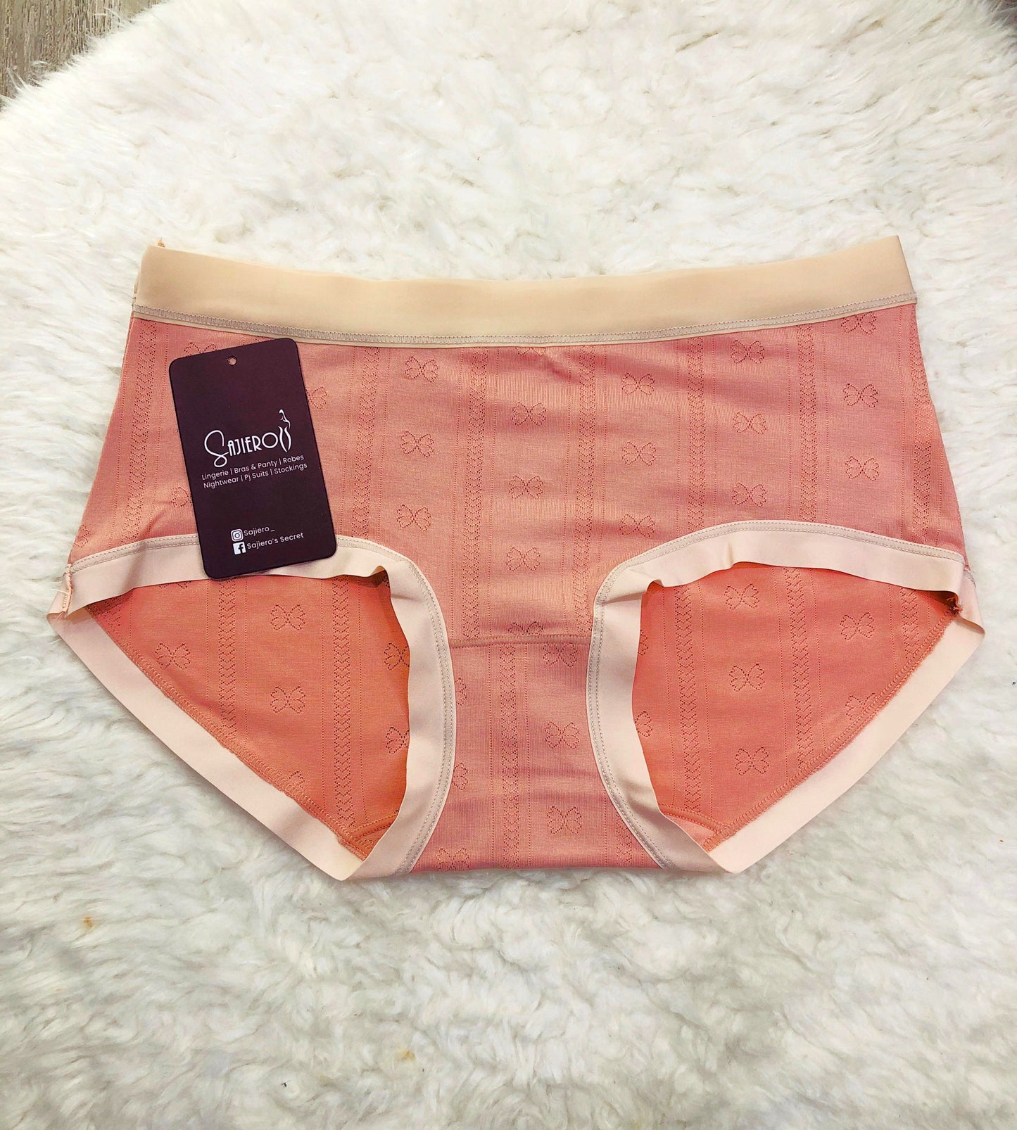 Butterfly Pattern Brief Cotton Panty