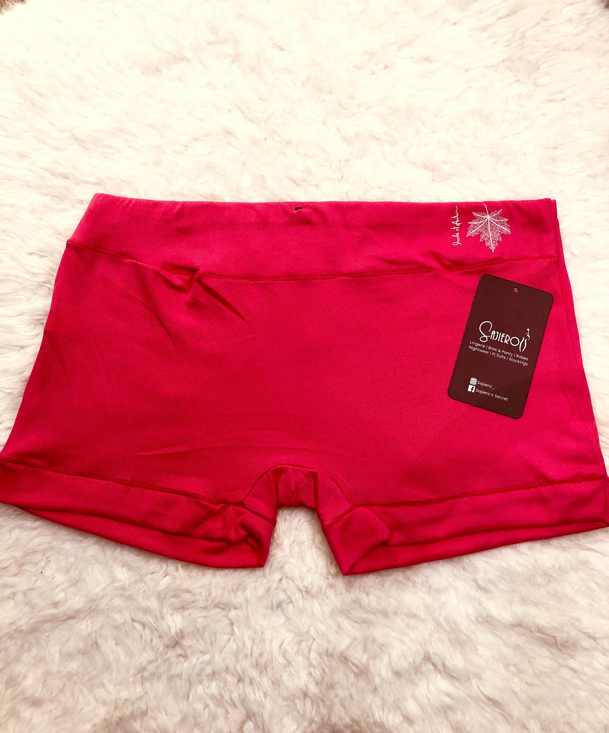 Sajiero Plain Cotton Boxer Panty