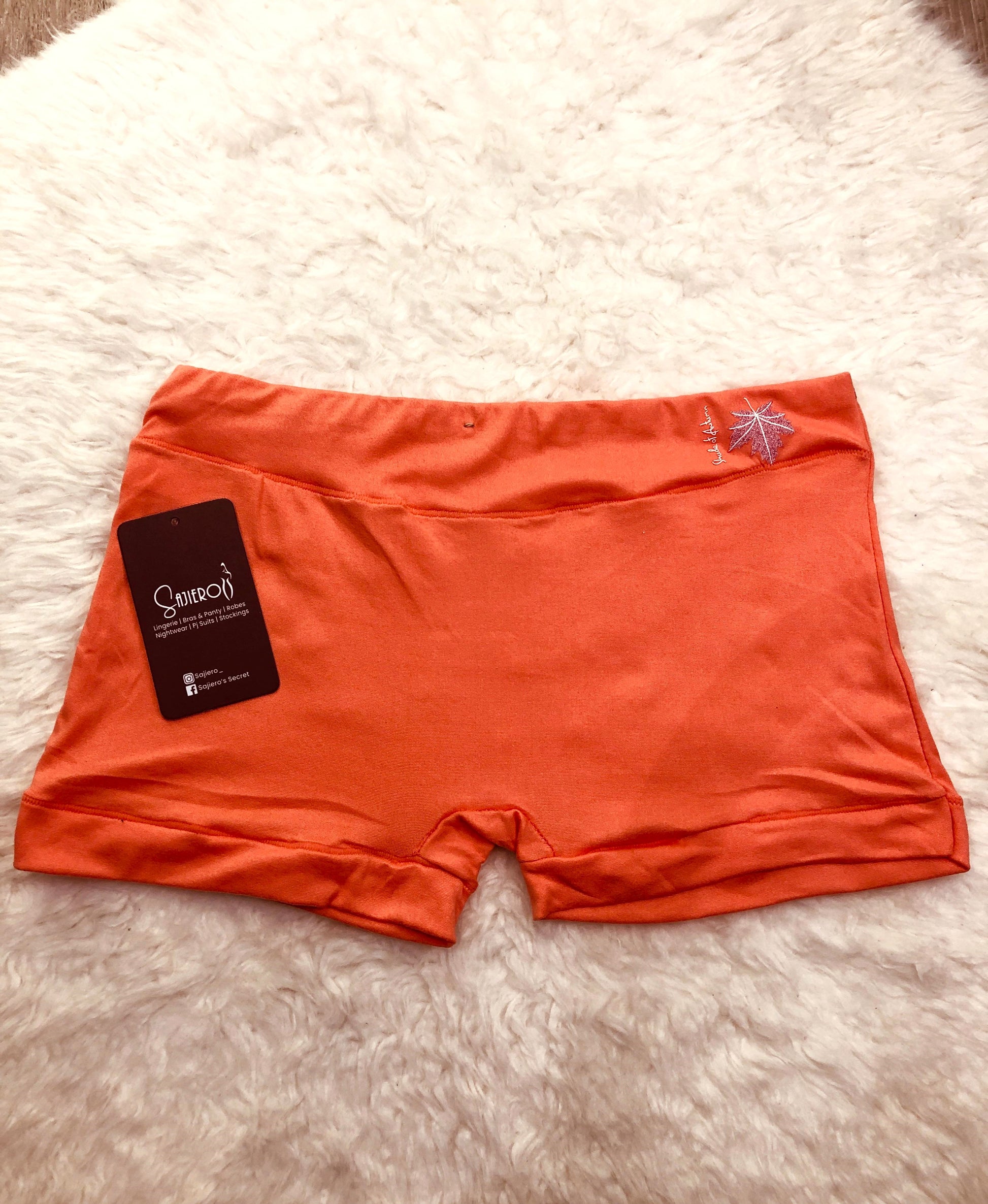 Sajiero Plain Cotton Boxer Panty