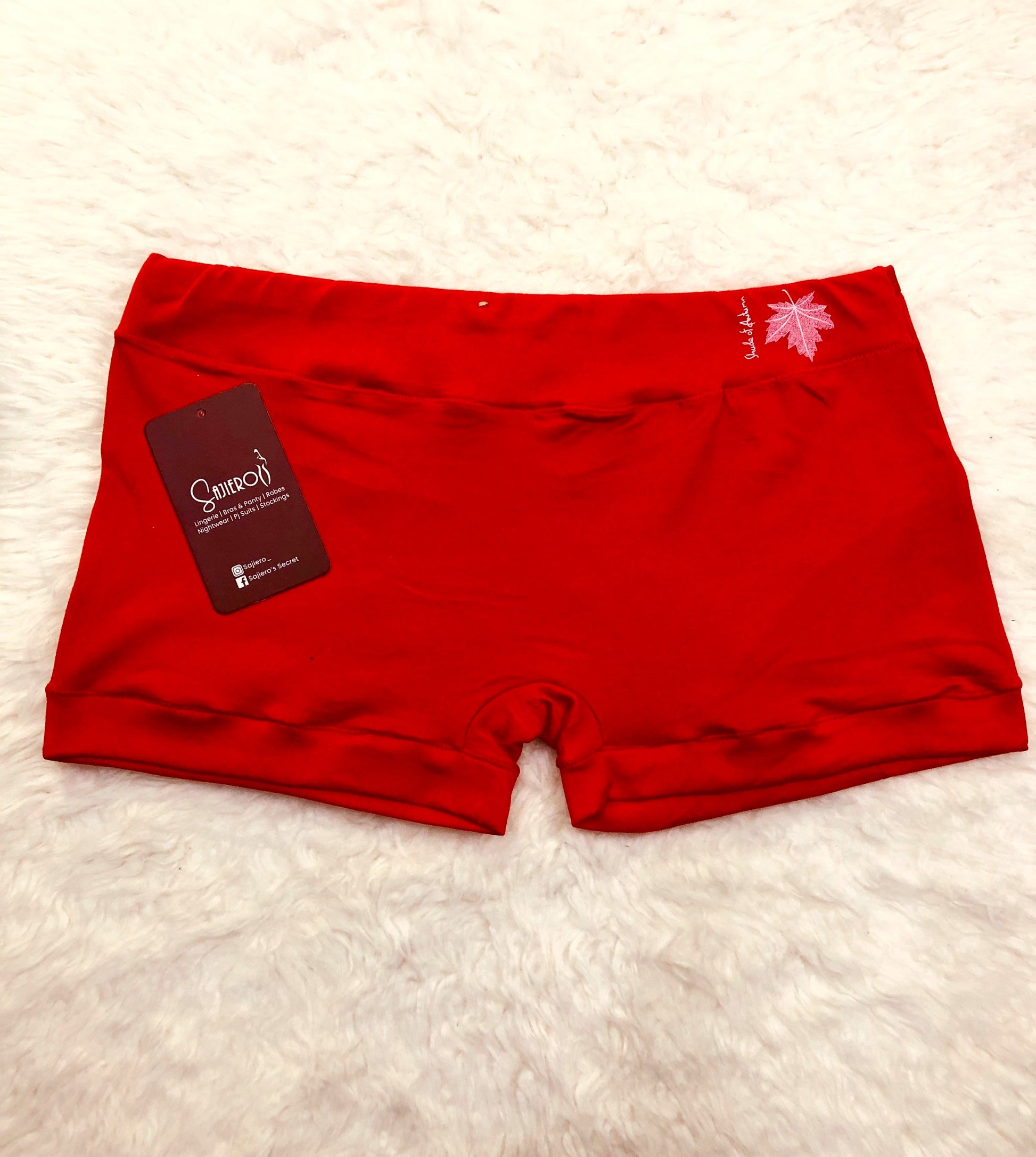Sajiero Plain Cotton Boxer Panty