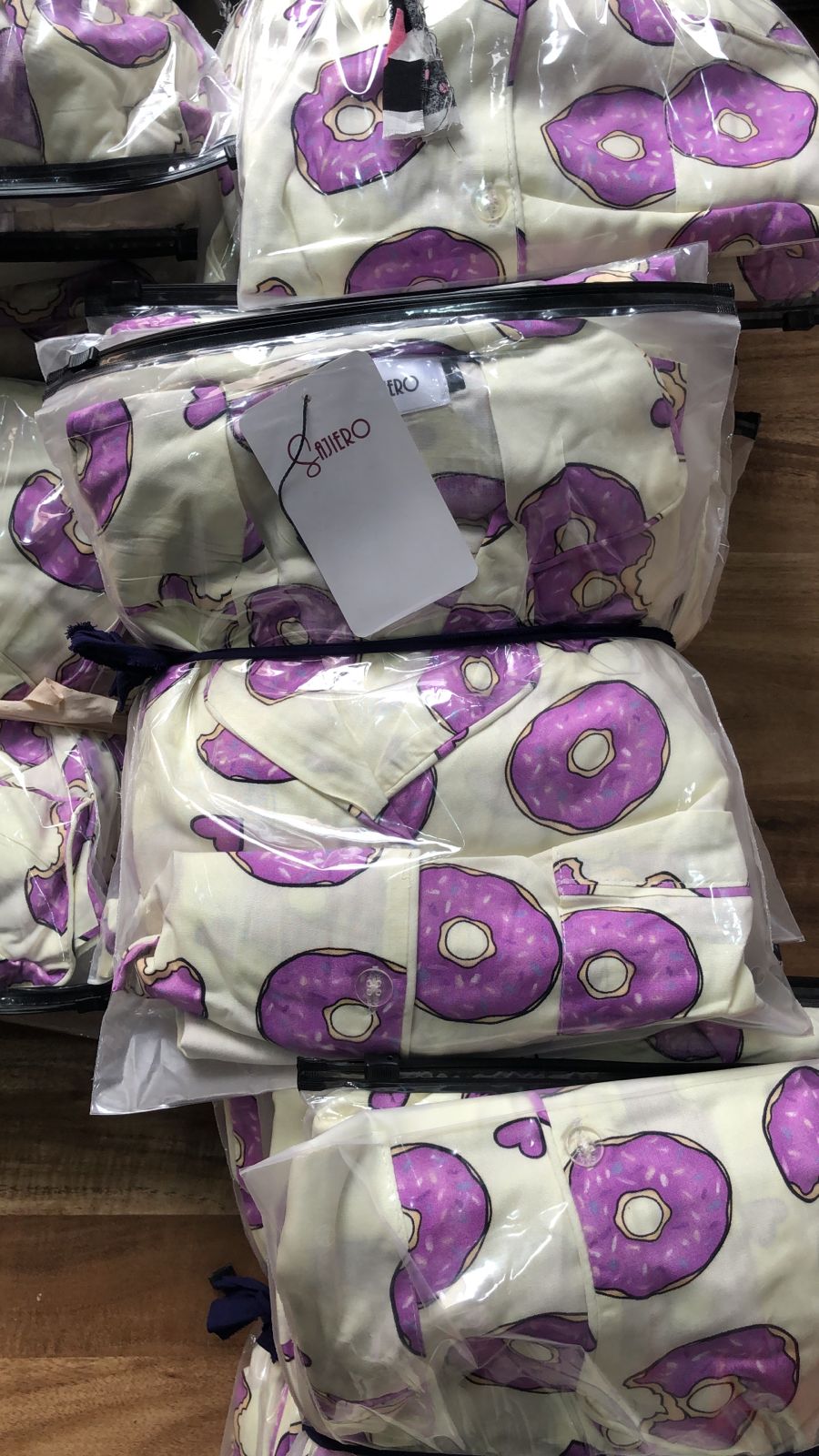 Linen PJ Set - Donut Bliss