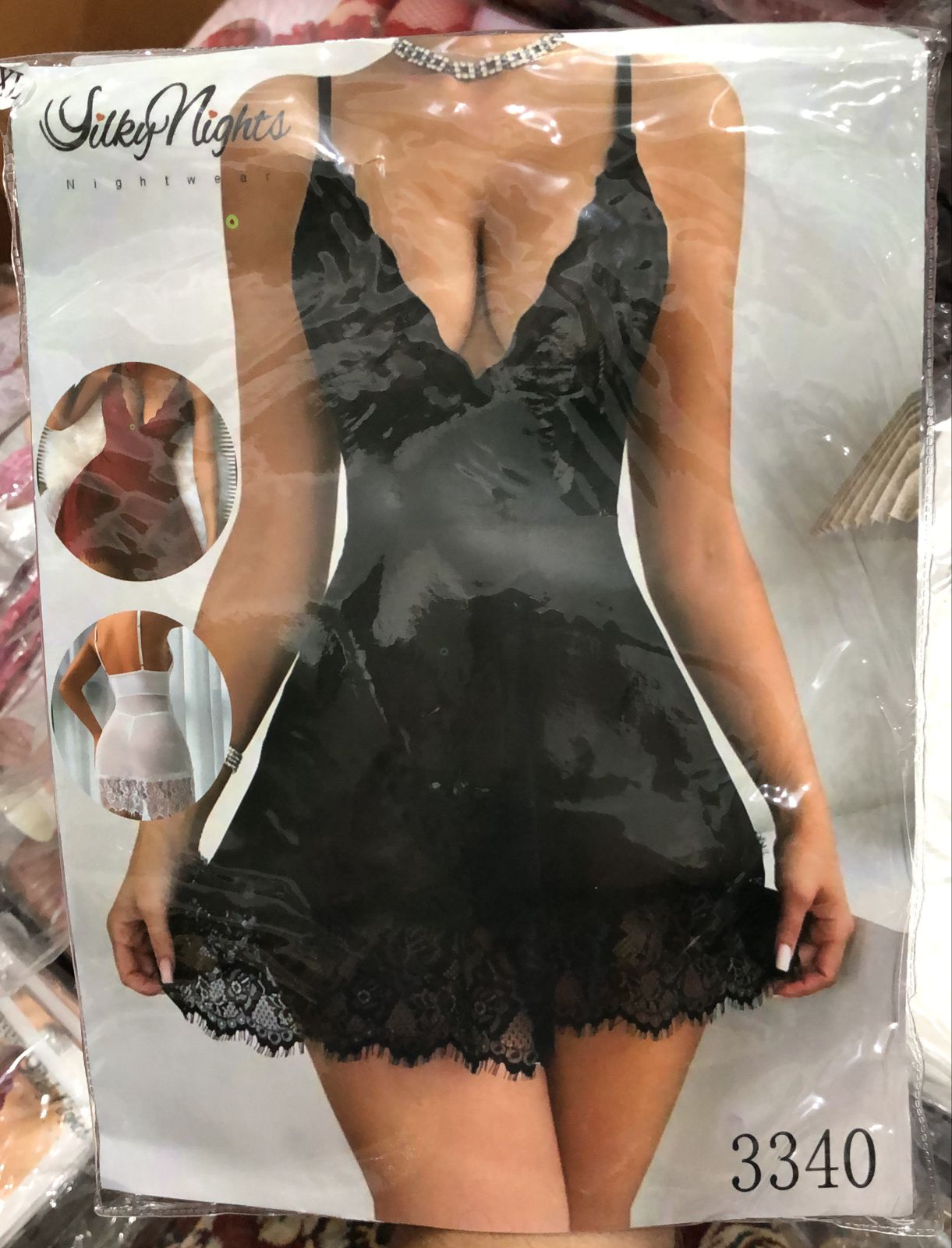 Babydoll Lingerie - Bloomia - Black