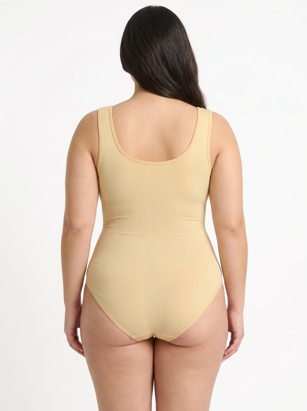Wide Strap Bodysuit Shaper - Skin