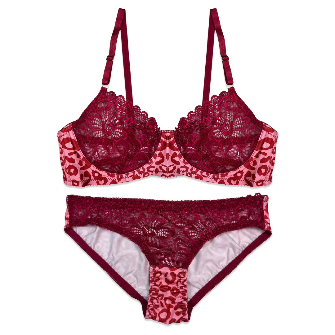 Bra Set - Wild Rose