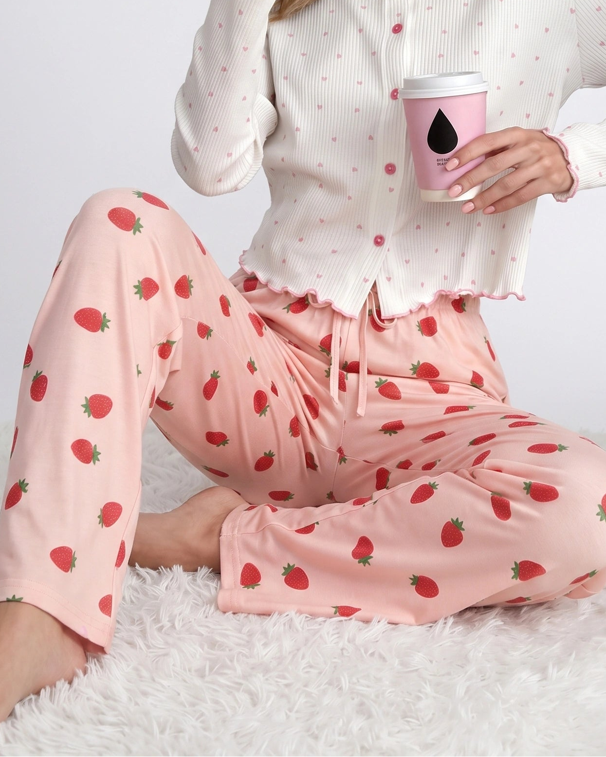 Cotton Trouser - Berry Daze