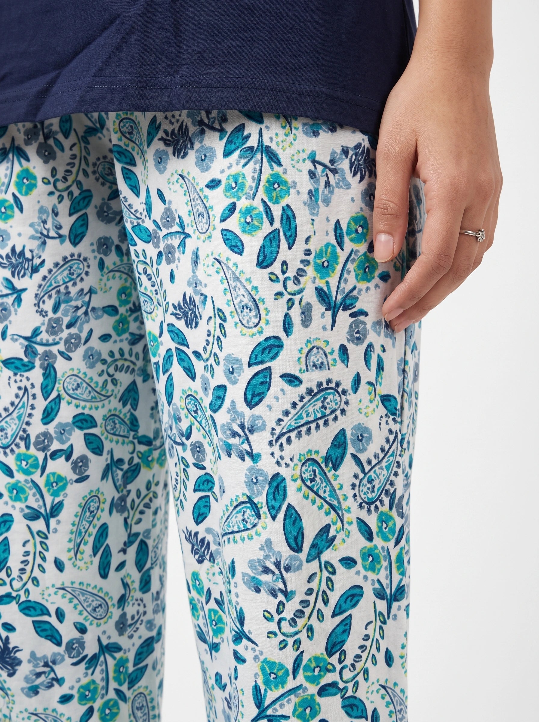 Cotton PJ Set - Bluebell
