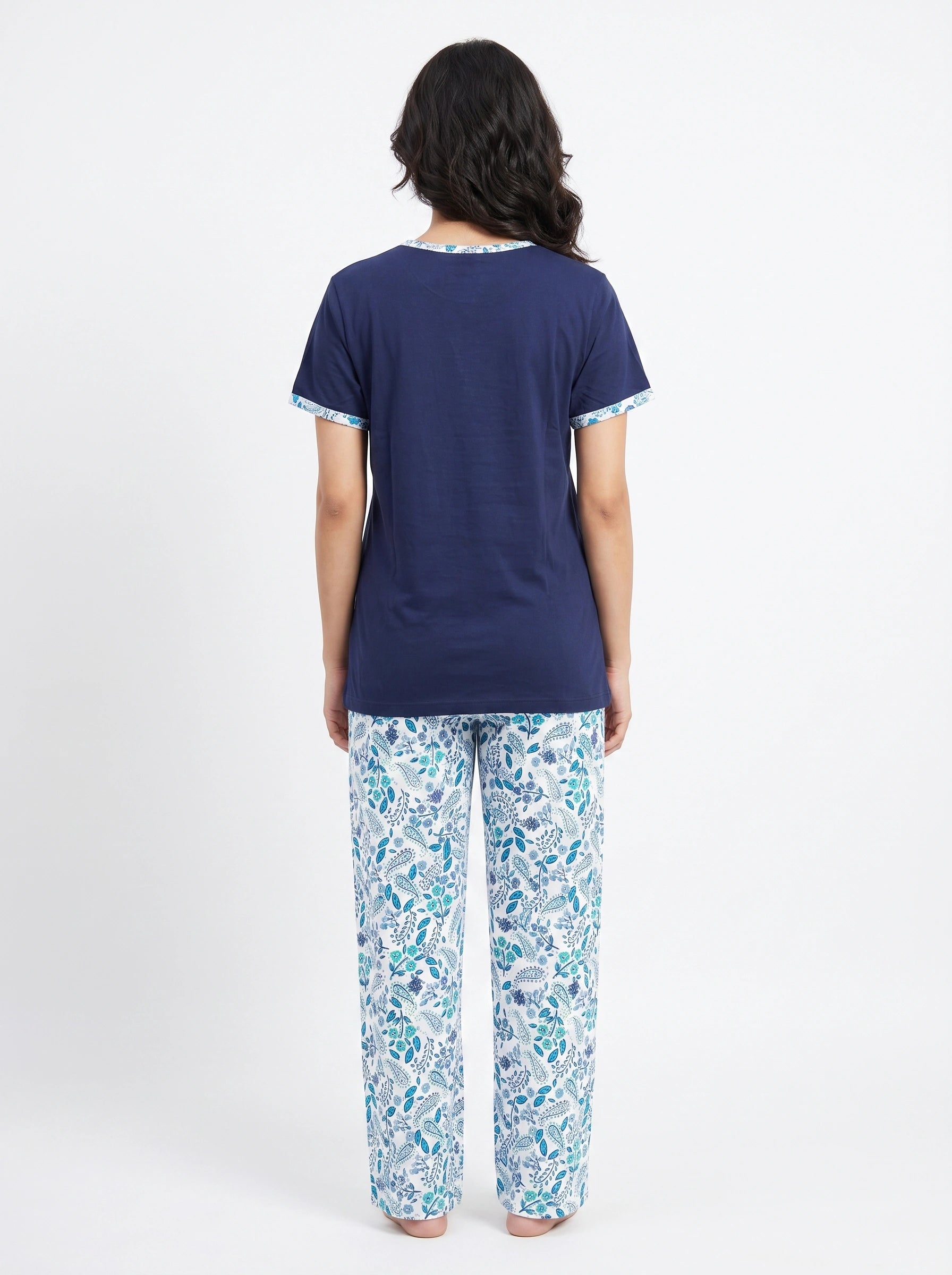 Cotton PJ Set - Bluebell