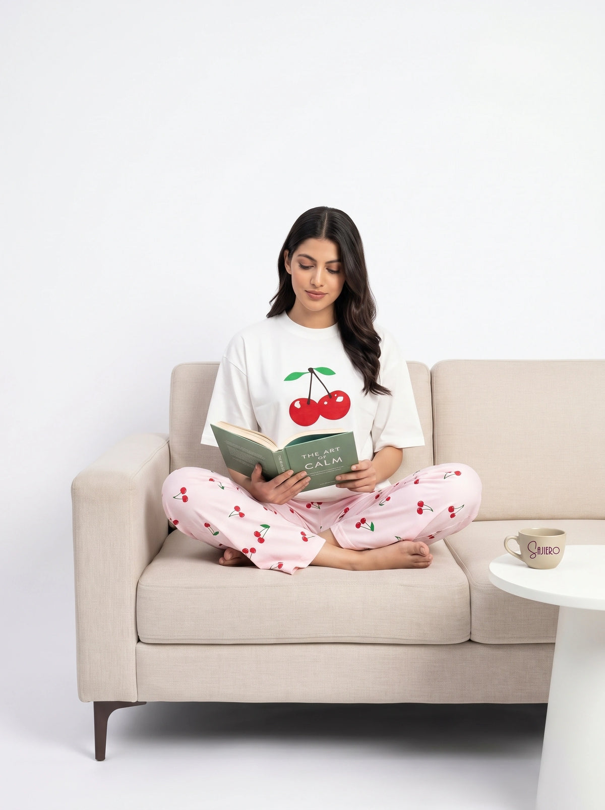 Cotton PJ Set - Cherry Pop