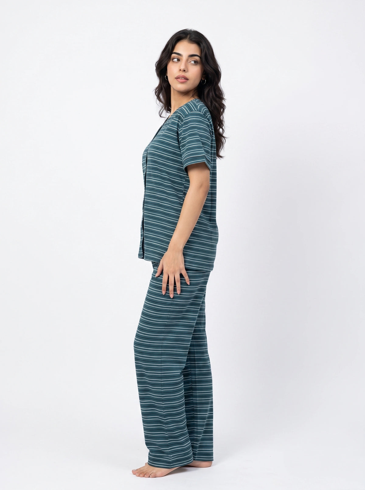 Cotton PJ Set - Classic Stripe