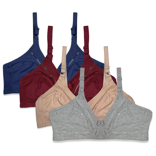Pack of 4 - Sajiero Soft Bliss Bras