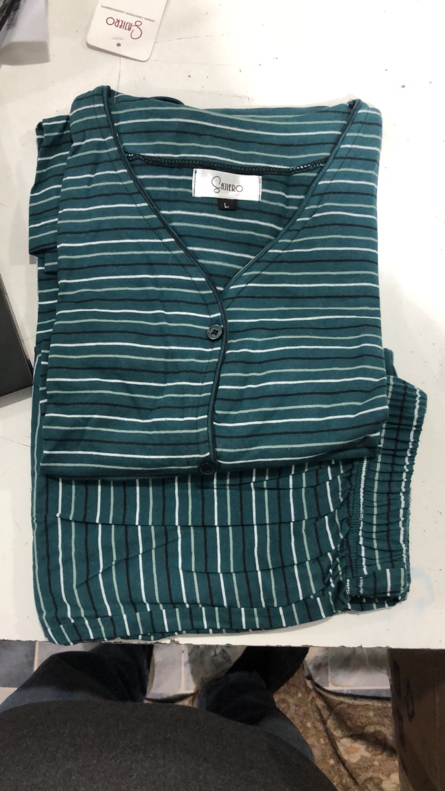 Cotton PJ Set - Classic Stripe