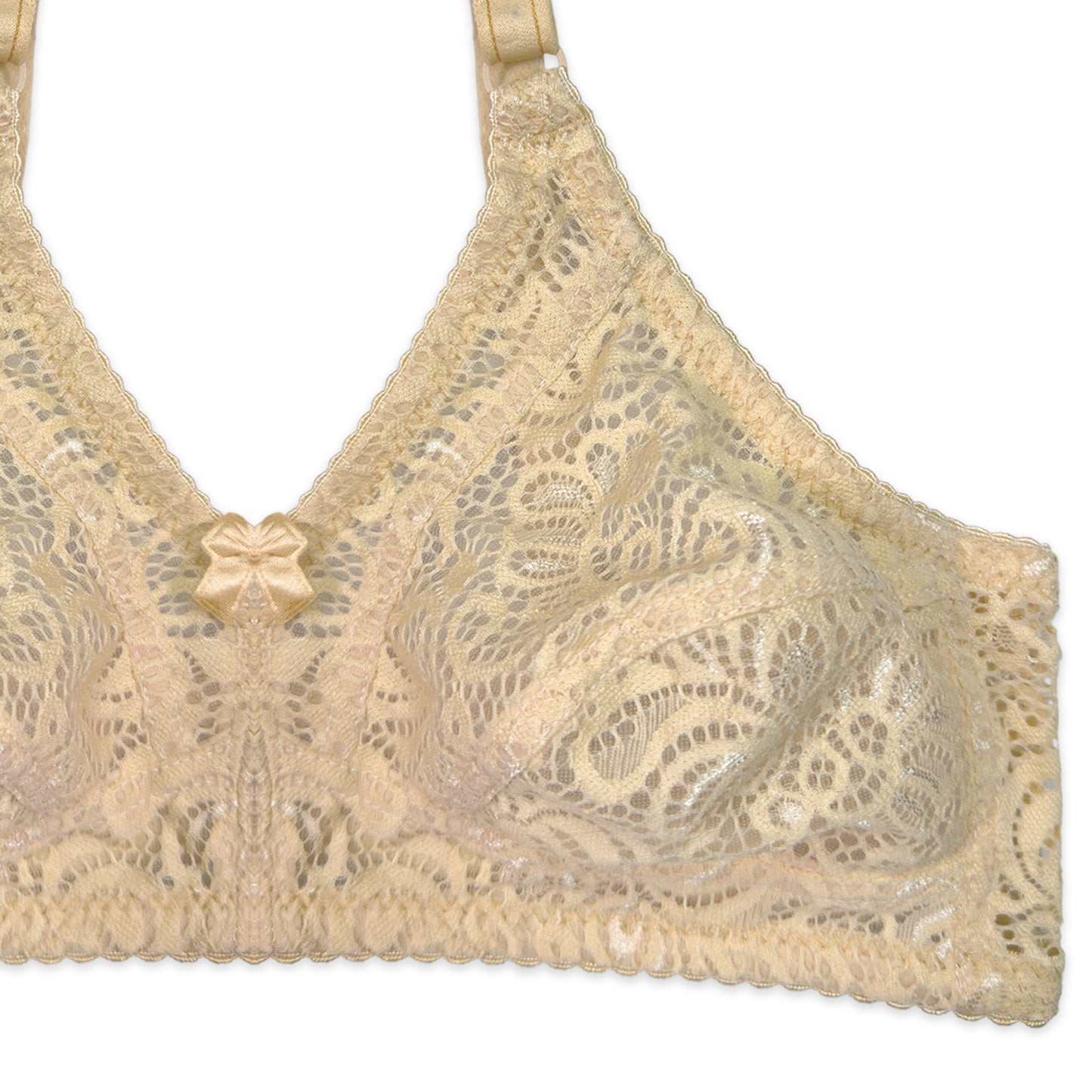 Pack of 4 - Sajiero Lace Net Bras