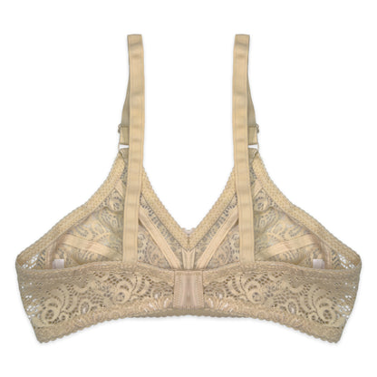 Pack of 4 - Sajiero Lace Net Bras