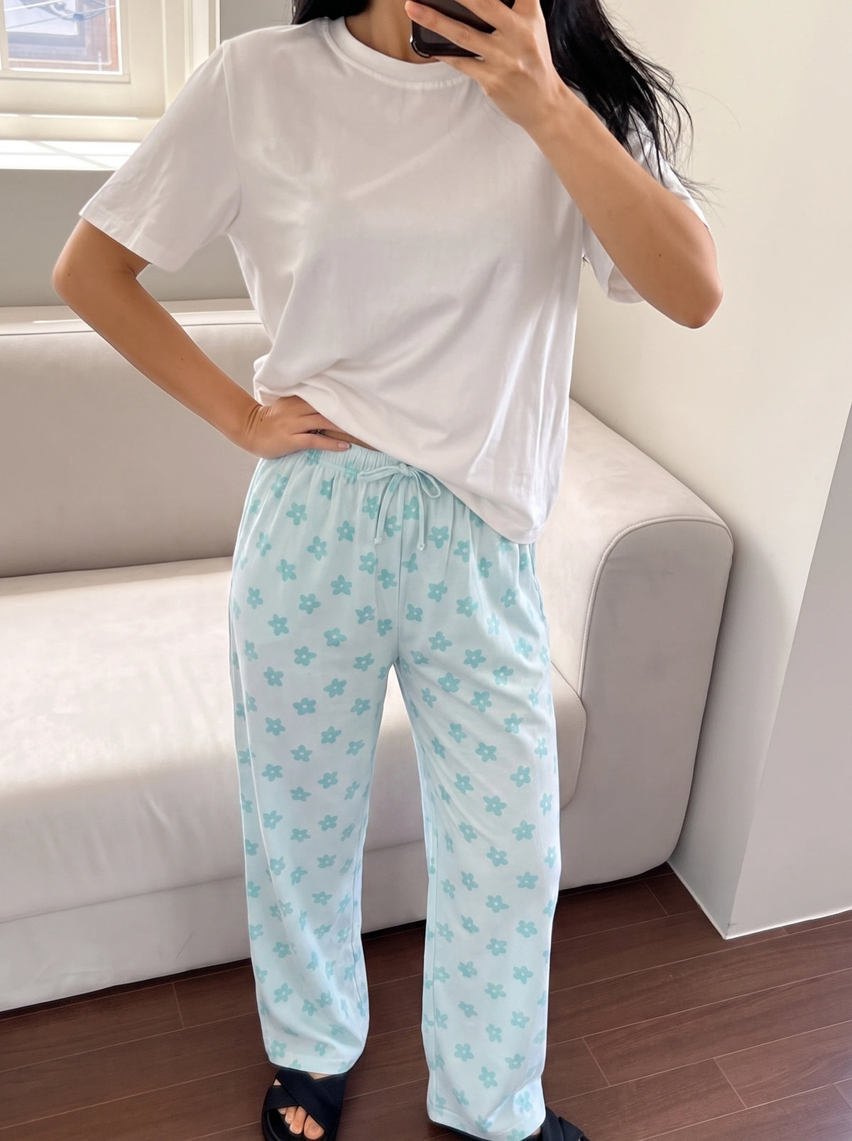 Cotton Trouser - Daisy Mint