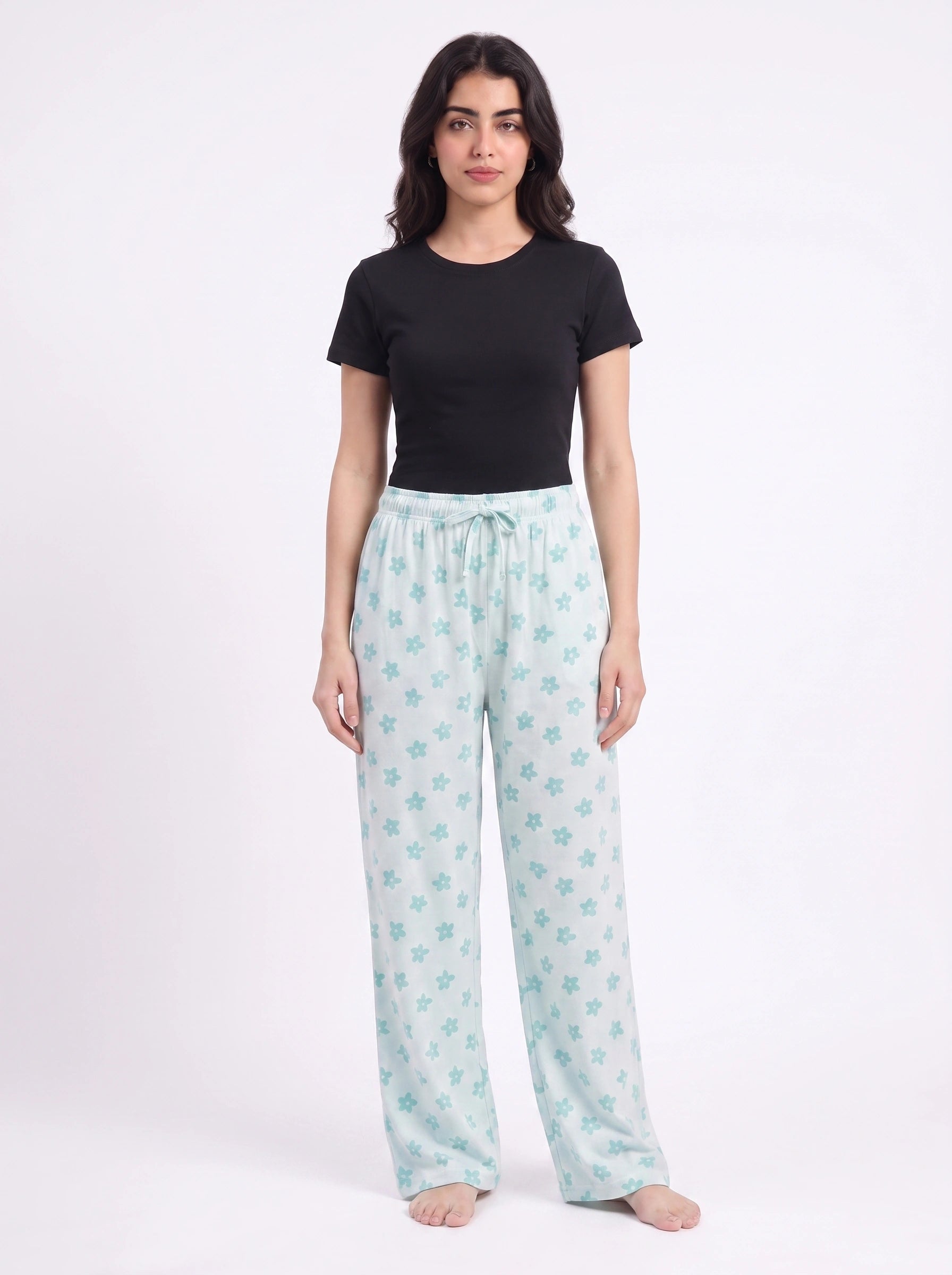 Cotton Trouser - Daisy Mint