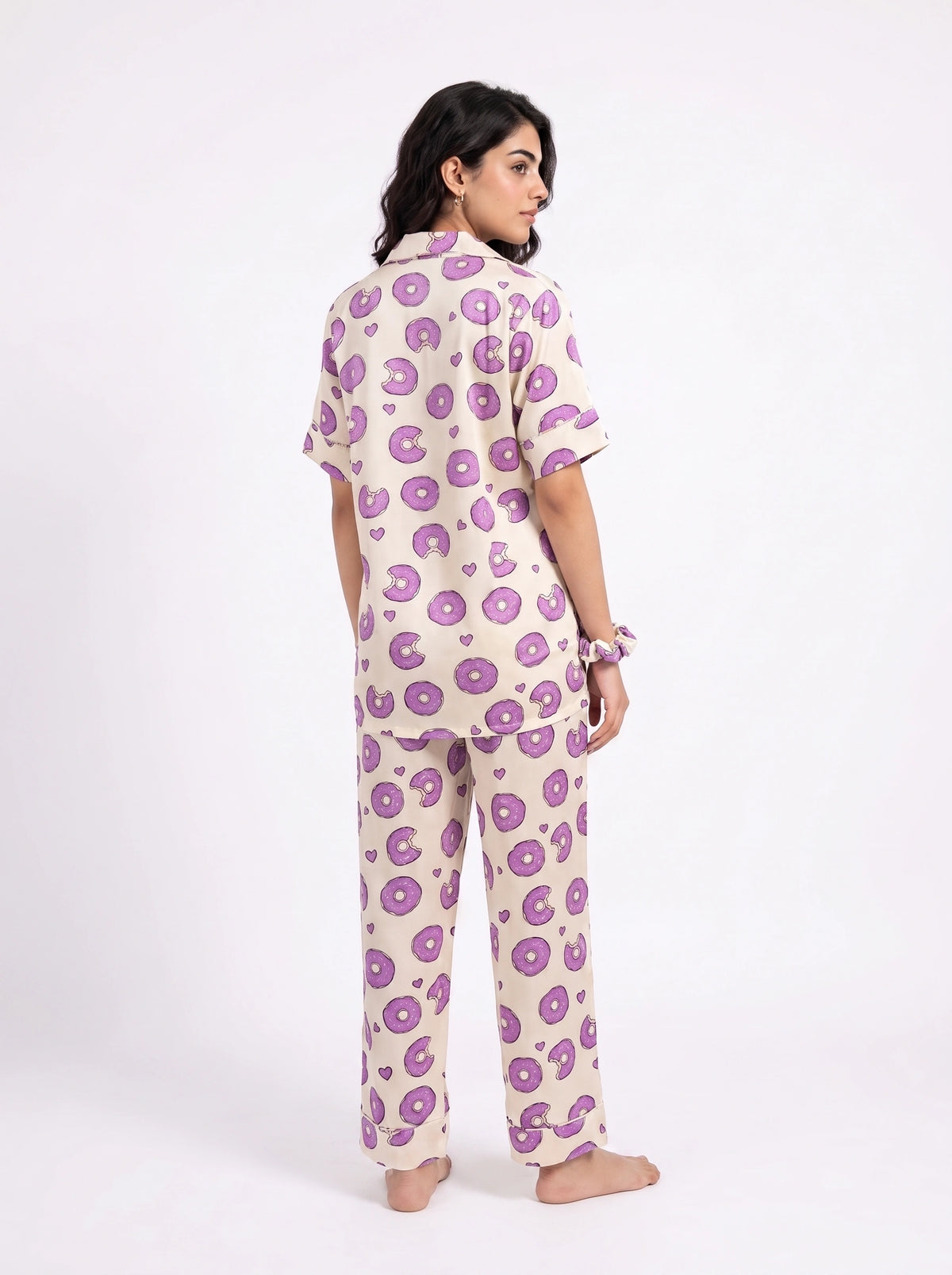 Linen PJ Set - Donut Bliss