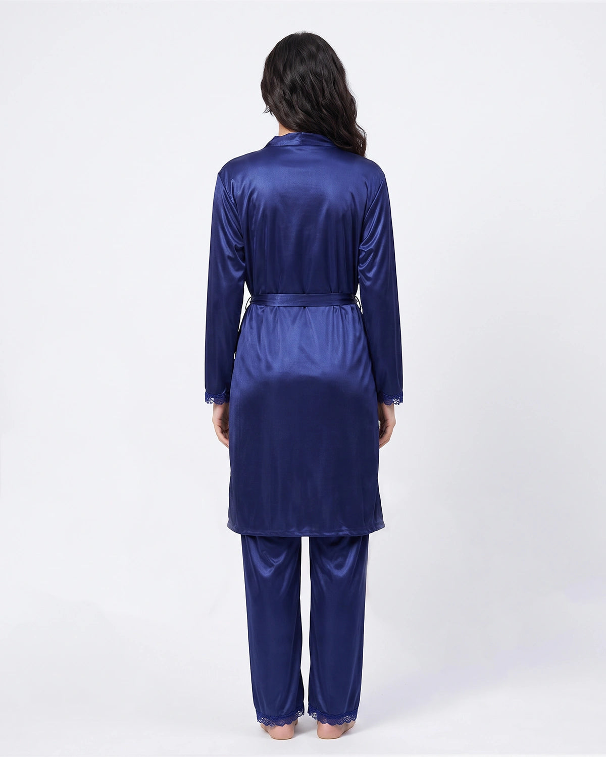 Royal Bridal Silk 5pcs Nightgown set